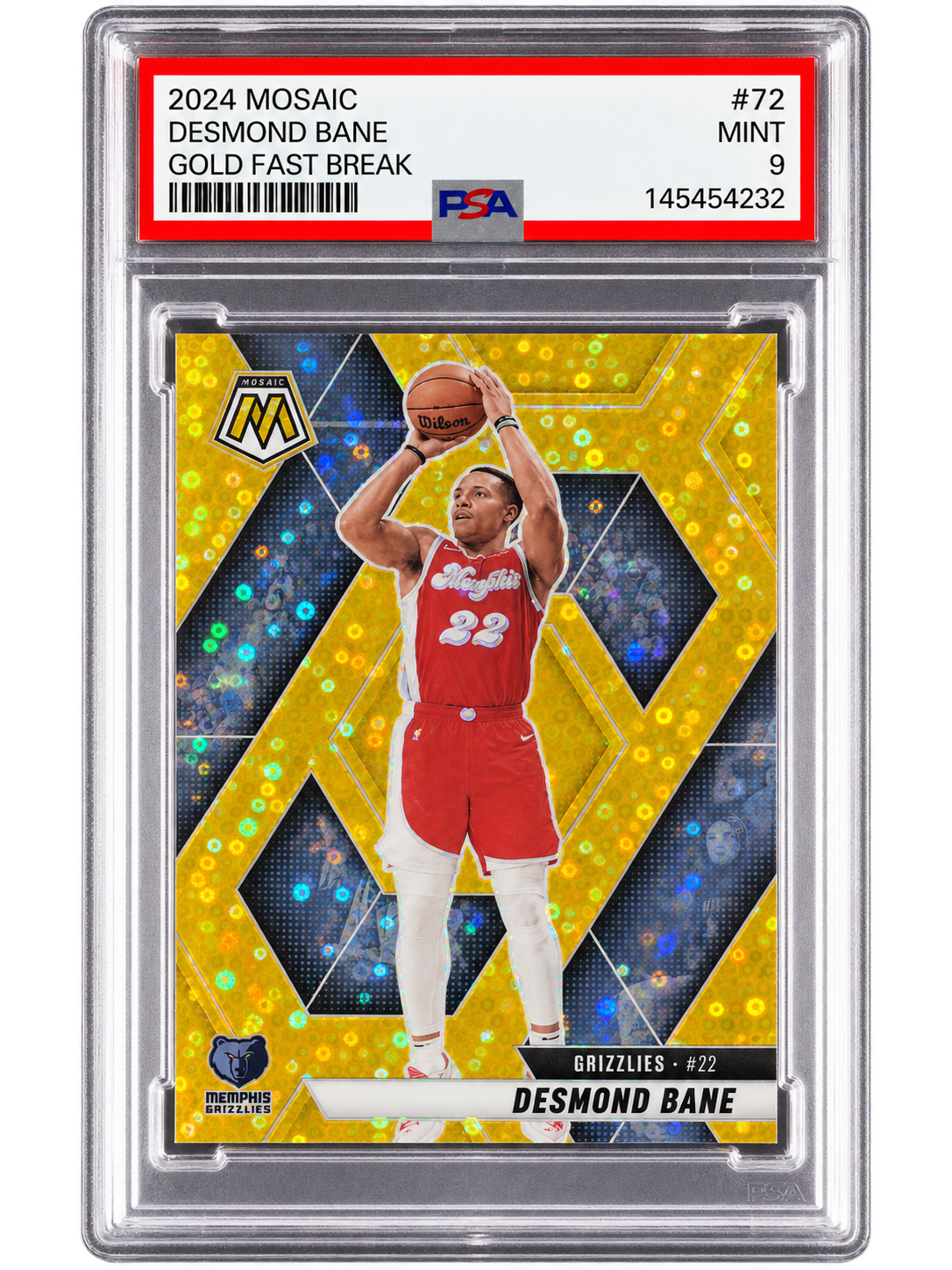 2024 Mosaic Desmond Bane Gold Fast Break