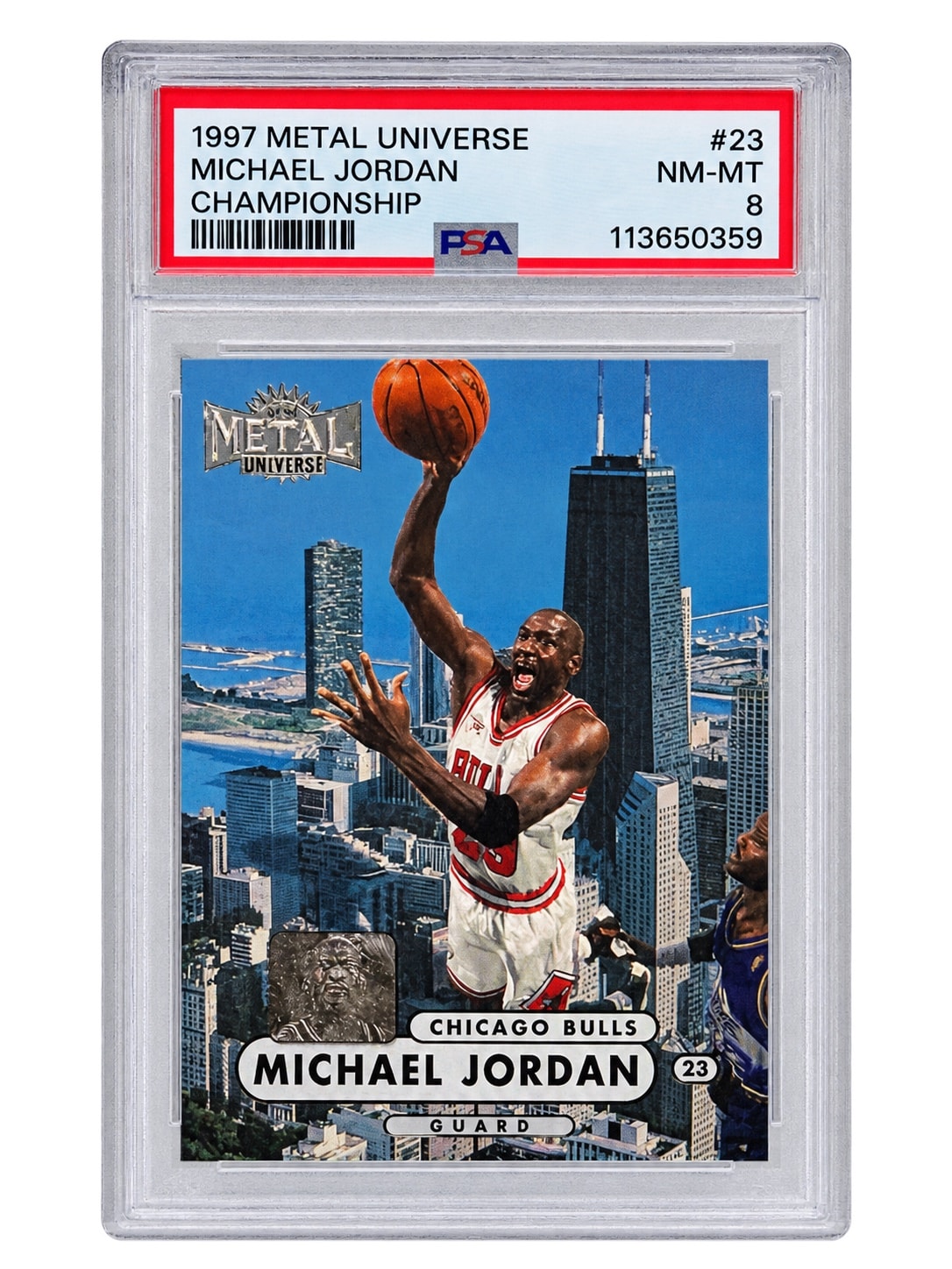 1997 Metal Universe Michael Jordan Championship